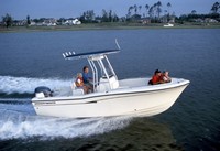 Photo of Grady White Escape 209, 2007: Bimini Top (Factory OEM website photo), viewed from Starboard Side 