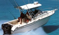 Photo of Grady White Express 265, 2000-2005: Hard-Top Brochure photo, viewed from Starboard Rear 