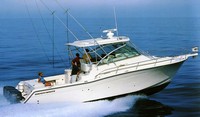 Photo of Grady White Express 360, 2006-2013: Hard-T-Top Brochure photo, viewed from Starboard Rear 