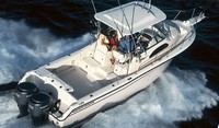 Photo of Grady White Islander 270, 2002: Hard-Top Brochure photo, viewed from Starboard Rear, Above 