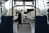 Photo of Grady White Marlin 300, 1998: Hard-Top, Front Visor, Side and Aft Curtains, Inside 