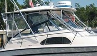 Photo of Grady White Marlin 300, 2000: Hard-Top, Front Visor, Side Curtains, viewed from Starboard Rear 