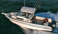 Photo of Grady White Sailfish 272, 1995-2000: Hard-Top Brochure photo, viewed from Port Rear, Above 