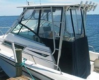 Photo of Grady White Sailfish 272, 1995: Hard-Top, Visor, Side Curtains, Aft-Drop-Curtain, viewed from Port Rear 
