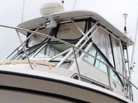 Photo of Grady White Sailfish 272, 1995: Hard-Top, Visor, Side Curtains, viewed from Port Front 