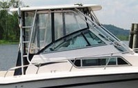 Photo of Grady White Sailfish 272, 1997: Hard-Top, Visor, Side Curtains, Aft-Drop-Curtain, viewed from Starboard Side 
