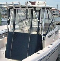 Photo of Grady White SeaFarer 226, 1998: Hard-Top, Visor, Side Curtains, Aft Curtain, viewed from Starboard Rear 