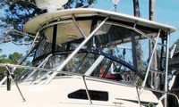 Photo of Grady White Seafarer 228, 2005: Hard-Top, Visor, Side Curtains, viewed from Port Front 