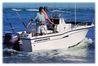 Photo of Grady White Sportsman 180, 1998 viewed from Starboard Rear from Product Brochure 