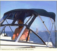 Photo of Grady White all WAC Boats, 2002: Bimini Top, Bimini Visor, Bimini Side Curtains, viewed from Port Front Factory Options Page 2 from Catalog 