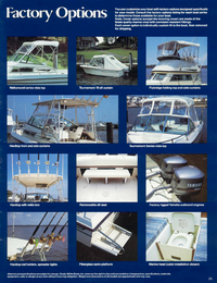 Photo of Grady White all Boats, 1991: Factory Options Page 1 from Catalog 