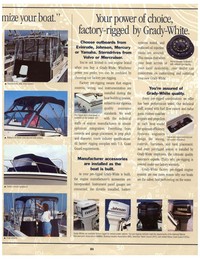 Photo of Grady White all Boats, 1996: Factory Options Page 2 from Catalog 