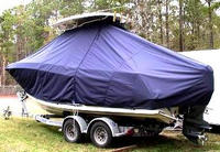 Photo of Hydrasports 2200CC 20xx T-Top Boat-Cover, viewed from Port Rear 