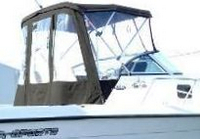 Photo of Hydrasports 230WA, 2000: Bimini Top, Connector, Side and Aft Curtains, viewed from Starboard Side 