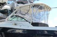 Photo of Hydrasports 2900VX, 2007: Factory Hard-Top, Front Connector, Side Curtains, Aft-Drop-Curtain, viewed from Port Rear 