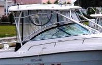 Photo of Hydrasports 2900VX, 2007: Factory Hard-Top, Front Connector, Side Curtains, Aft-Drop-Curtain, viewed from Starboard Side 