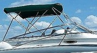 Photo of Larson Cabrio 244, 1999: Bimini Top, viewed from Starboard Side 