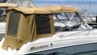 Photo of Larson Cabrio 254, 2000: Bimini Top, Connector, Side Curtains, Camper Top, Camper Side Curtains, Camper Aft Curtain, viewed from Starboard Rear 
