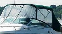 Photo of Larson Cabrio 270, 1999: Bimini Top, Connector, Side Curtains, Aft Curtains, viewed from Port Front 