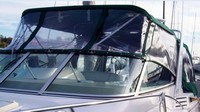 Photo of Larson Cabrio 290, 1999: Bimini Top, Connector, Side Curtains, Camper Side Curtains, viewed from Port Front 