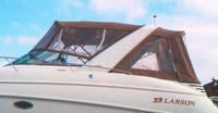 Photo of Larson Cabrio 310, 2003: Bimini Top, Front Connector, Side Curtains, Camper Top, Camper Side and Aft Curtains, viewed from Port Side 