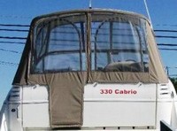 Photo of Larson Cabrio 330 Mid Cabin, 2008: Camper Top, Camper Aft Curtains, Rear 