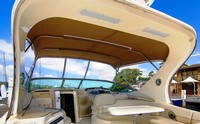 Photo of Larson Cabrio 370 Mid Cabin, 2009: Bimini Top, Front Connector, Side Curtains, Inside 