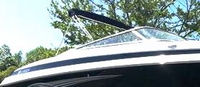 Photo of Larson LXI 268, 2007: Bimini Top in Boot, viewed from Starboard Front 