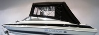 Larson® LXi 208 Bimini-Connector-OEM-T4™ Factory Front BIMINI CONNECTOR Eisenglass Window Set (also called Windscreen, typically 3 front panels, but 1 or 2 on some boats) zips between Bimini-Top (not included) and Windshield. (NO Bimini-Top OR Side-Curtains, sold separately), OEM (Original Equipment Manufacturer)