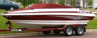 Photo of Larson LXi 208, 2008:, Bow Cover Cockpit Cover, viewed from Port Side 