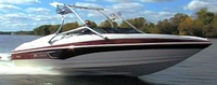 Photo of Larson Senza 206 Low Profile WindShield, 2011 viewed from Starboard Side 