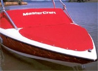 Photo of Mastercraft 209 Sammy Duvall ProStar, 2002:, Bow Cover Cockpit Cover, viewed from Starboard Front MasterCraft website 
