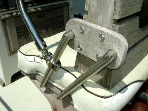 Montauk-T-Topless&trade; Mounted to Front of Reversible Pilot Seat (RPS), Seat Flipped Forward Picture