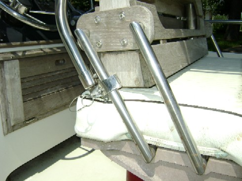 Montauk-T-Topless&trade; Mounted to Front of Reversible Pilot Seat, Seat Flipped Back Picture