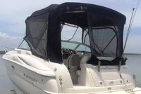 Photo of Monterey 250 CR, 2005: Bimini Top, Front Connector, Side Curtains, Aft Curtain, viewed from Port Rear 