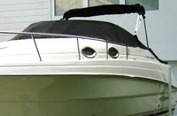 Monterey® 262 Cruiser Bimini-Top-Canvas-Zippered-OEM-G1.6™ Factory Bimini Replacement CANVAS (NO frame) with Zippers for OEM front Visor and Curtains (Not included), OEM (Original Equipment Manufacturer)