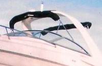 Photo of Monterey 265 Cruiser, 2003: Bimini Top in Boot Arch-Aft-Top in Boot, viewed from Port Front 