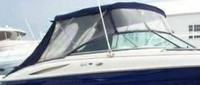 Photo of Monterey 268 Super Sport, 2005: Bimini Top, Front Connector, Side Curtains, Aft Curtain, viewed from Starboard Front 