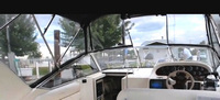 Photo of Monterey 276 Cruiser Arch, 1998: Bimini Top Valance, Front Visor, Side Curtains, Inside 