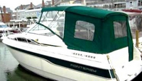 Monterey® 276 Cruiser No Arch Bimini-Aft-Curtain-OEM-G2™ Factory Bimini AFT CURTAIN (slanted to Transom area, not vertical) with Eisenglass window(s) for Bimini-Top (not included), OEM (Original Equipment Manufacturer)