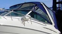 Photo of Monterey 290 Cruiser Ameritex, 2006: Bimini Top, Front Connector, Side Curtains, Camper Top, Camper Side Aft Curtains, viewed from Port Front 