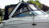 Photo of Monterey 290 Cruiser Ameritex, 2006: Bimini Top, Front Connector, Side Curtains, Camper Top, Camper Side Aft Curtains, viewed from Starboard Side 