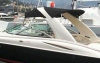 Photo of Monterey 298 Super Sport, 2002: Bimini Top, Arch-Aft-Top, viewed from Port Rear 