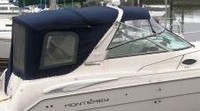Photo of Monterey 302 Cruiser, 2003: Bimini Top, Side Curtain Camper Top, Camper Top, Side and Aft Curtains, viewed from Starboard Rear 