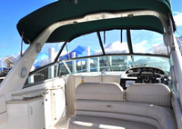 Photo of Monterey 322 Cruiser, 2001: Bimini Top, Front Connector, Side Curtains, Aft Arch Top, Inside 