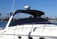 Photo of Monterey 322 Cruiser, 2002: Bimini Top, Sunshade Top, Cockpit Cover, viewed from Starboard Front 
