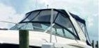 Monterey® 330 Sport Yacht Bimini-Side-Curtains-OEM-B3™ Pair Factory Bimini SIDE CURTAINS (Port and Starboard sides) with Eisenglass (clear vinyl) windows, zips to sides of OEM Bimini-Top (not included), OEM (Original Equipment Manufacturer)