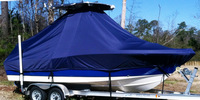 Photo of Pioneer® 	220 Bay Sport 20xx T-Top Boat-Cover, viewed from Starboard Side 
