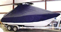 Photo of Pioneer® 	222 Sport Fish 20xx T-Top Boat-Cover, viewed from Starboard Side 
