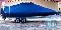 Photo of Pioneer® 	Avenger AV26 20xx T-Top Boat-Cover, viewed from Starboard Side 